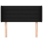 Black fabric headboard 83x16x78/88 cm by vidaXL, Headboards and footboards - Ref: Foro24-3118884, Price: 41,08 €, Discount: %