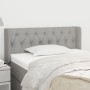 Light gray fabric headboard 103x16x78/88 cm by vidaXL, Headboards and footboards - Ref: Foro24-3119094, Price: 63,28 €, Disco...