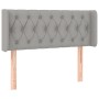 Light gray fabric headboard 103x16x78/88 cm by vidaXL, Headboards and footboards - Ref: Foro24-3119094, Price: 63,28 €, Disco...