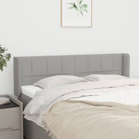 Cabecero de tela gris claro 147x16x78/88 cm de vidaXL, Cabeceros y pies de cama - Ref: Foro24-3118766, Precio: 81,71 €, Descu...