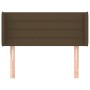 Dark brown fabric headboard 83x16x78/88 cm by vidaXL, Headboards and footboards - Ref: Foro24-3118885, Price: 50,87 €, Discou...