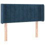 Cabecero de terciopelo azul oscuro 83x16x78/88 cm de vidaXL, Cabeceros y pies de cama - Ref: Foro24-3119040, Precio: 43,83 €,...