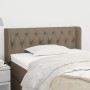 Taupe gray fabric headboard 93x16x78/88 cm by vidaXL, Headboards and footboards - Ref: Foro24-3119090, Price: 64,59 €, Discou...