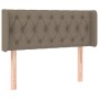 Taupe gray fabric headboard 93x16x78/88 cm by vidaXL, Headboards and footboards - Ref: Foro24-3119090, Price: 64,59 €, Discou...