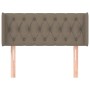 Taupe gray fabric headboard 93x16x78/88 cm by vidaXL, Headboards and footboards - Ref: Foro24-3119090, Price: 64,59 €, Discou...