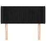 Cabecero de terciopelo negro 103x16x78/88 cm de vidaXL, Cabeceros y pies de cama - Ref: Foro24-3119050, Precio: 56,99 €, Desc...