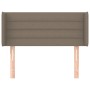 Taupe gray fabric headboard 103x16x78/88 cm by vidaXL, Headboards and footboards - Ref: Foro24-3118902, Price: 56,23 €, Disco...