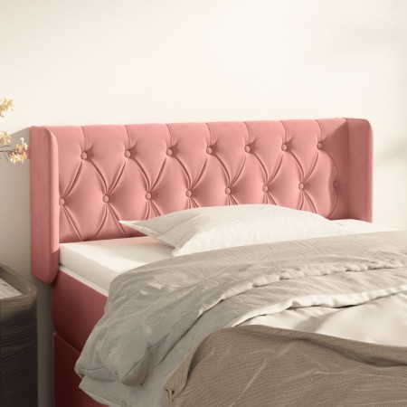 Cabecero de terciopelo rosa 93x16x78/88 cm de vidaXL, Cabeceros y pies de cama - Ref: Foro24-3119145, Precio: 65,70 €, Descue...