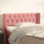 Pink velvet headboard 93x16x78/88 cm by vidaXL, Headboards and footboards - Ref: Foro24-3119145, Price: 65,76 €, Discount: %