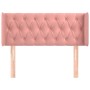 Pink velvet headboard 93x16x78/88 cm by vidaXL, Headboards and footboards - Ref: Foro24-3119145, Price: 65,76 €, Discount: %