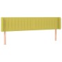 Green fabric headboard 203x16x78/88 cm by vidaXL, Headboards and footboards - Ref: Foro24-3119035, Price: 59,42 €, Discount: %