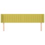 Green fabric headboard 203x16x78/88 cm by vidaXL, Headboards and footboards - Ref: Foro24-3119035, Price: 59,42 €, Discount: %