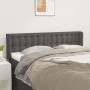 Cabecero de cuero sintético gris 147x16x78/88 cm de vidaXL, Cabeceros y pies de cama - Ref: Foro24-3118862, Precio: 72,78 €, ...