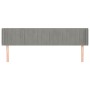 Light gray velvet headboard 163x16x78/88 cm by vidaXL, Headboards and footboards - Ref: Foro24-3119060, Price: 71,40 €, Disco...