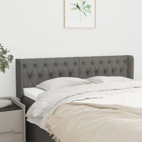 Cabecero de tela gris oscuro 163x16x78/88 cm de vidaXL, Cabeceros y pies de cama - Ref: Foro24-3119111, Precio: 93,99 €, Desc...