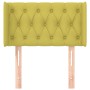 Green fabric headboard 83x16x78/88 cm by vidaXL, Headboards and footboards - Ref: Foro24-3119085, Price: 41,99 €, Discount: %