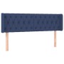 Blue fabric headboard 163x16x78/88 cm by vidaXL, Headboards and footboards - Ref: Foro24-3119116, Price: 83,99 €, Discount: %