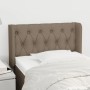 Taupe gray fabric headboard 83x16x78/88 cm by vidaXL, Headboards and footboards - Ref: Foro24-3119082, Price: 60,99 €, Discou...