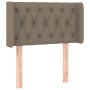 Taupe gray fabric headboard 83x16x78/88 cm by vidaXL, Headboards and footboards - Ref: Foro24-3119082, Price: 60,99 €, Discou...