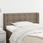 Taupe gray fabric headboard 103x16x78/88 cm by vidaXL, Headboards and footboards - Ref: Foro24-3119196, Price: 52,93 €, Disco...