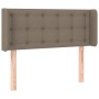 Taupe gray fabric headboard 103x16x78/88 cm by vidaXL, Headboards and footboards - Ref: Foro24-3119196, Price: 52,93 €, Disco...