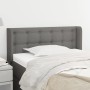 Cabecero de tela gris oscuro 93x16x78/88 cm de vidaXL, Cabeceros y pies de cama - Ref: Foro24-3119185, Precio: 61,99 €, Descu...