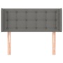 Cabecero de tela gris oscuro 93x16x78/88 cm de vidaXL, Cabeceros y pies de cama - Ref: Foro24-3119185, Precio: 61,99 €, Descu...