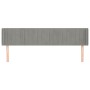 Cabecero de terciopelo gris claro 183x16x78/88 cm de vidaXL, Cabeceros y pies de cama - Ref: Foro24-3119066, Precio: 74,58 €,...