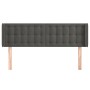 Dark gray velvet headboard 147x16x78/88 cm by vidaXL, Headboards and footboards - Ref: Foro24-3119251, Price: 72,76 €, Discou...