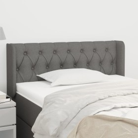 Cabecero de tela gris oscuro 93x16x78/88 cm de vidaXL, Cabeceros y pies de cama - Ref: Foro24-3119087, Precio: 68,99 €, Descu...