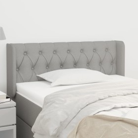 Light gray fabric headboard 93x16x78/88 cm by vidaXL, Headboards and footboards - Ref: Foro24-3119086, Price: 71,67 €, Discou...