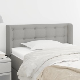 Light gray fabric headboard 103x16x78/88 cm by vidaXL, Headboards and footboards - Ref: Foro24-3119192, Price: 56,35 €, Disco...