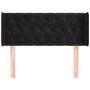 Cabecero de terciopelo negro 93x16x78/88 cm de vidaXL, Cabeceros y pies de cama - Ref: Foro24-3119142, Precio: 64,36 €, Descu...