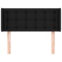 Cabecero de tela negro 93x16x78/88 cm de vidaXL, Cabeceros y pies de cama - Ref: Foro24-3119186, Precio: 52,99 €, Descuento: %