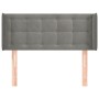 Light gray velvet headboard 83x16x78/88 cm by vidaXL, Headboards and footboards - Ref: Foro24-3119232, Price: 52,89 €, Discou...