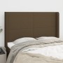 Headboard with light gray fabric ears 147x16x118/128 cm by vidaXL, Headboards and footboards - Ref: Foro24-3119301, Price: 11...