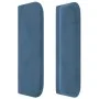 Dark blue velvet headboard 183x16x78/88 cm by vidaXL, Headboards and footboards - Ref: Foro24-3119266, Price: 92,79 €, Discou...
