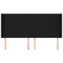 Headboard with black fabric ears 183x16x118/128 cm by vidaXL, Headboards and footboards - Ref: Foro24-3119316, Price: 133,28 ...