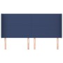 Headboard with blue fabric ears 203x16x118/128 cm by vidaXL, Headboards and footboards - Ref: Foro24-3119328, Price: 132,54 €...