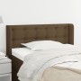 Dark gray fabric headboard 93x16x78/88 cm by vidaXL, Headboards and footboards - Ref: Foro24-3119187, Price: 50,99 €, Discoun...