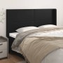 Headboard with black synthetic leather ears 163x16x118/128 cm by vidaXL, Headboards and footboards - Ref: Foro24-3119396, Pri...