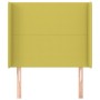 Headboard with green fabric ears 103x16x118/128 cm by vidaXL, Headboards and footboards - Ref: Foro24-3119297, Price: 64,99 €...