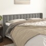 Cabecero de terciopelo gris claro 183x16x78/88 cm de vidaXL, Cabeceros y pies de cama - Ref: Foro24-3119262, Precio: 78,34 €,...