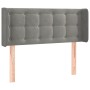 Dark gray velvet headboard 93x16x78/88 cm by vidaXL, Headboards and footboards - Ref: Foro24-3119239, Price: 55,09 €, Discoun...