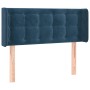 Cabecero de terciopelo azul oscuro 93x16x78/88 cm de vidaXL, Cabeceros y pies de cama - Ref: Foro24-3119242, Precio: 54,47 €,...