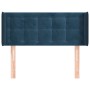 Cabecero de terciopelo azul oscuro 93x16x78/88 cm de vidaXL, Cabeceros y pies de cama - Ref: Foro24-3119242, Precio: 54,47 €,...