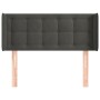 Cabecero de terciopelo gris oscuro 103x16x78/88 cm de vidaXL, Cabeceros y pies de cama - Ref: Foro24-3119245, Precio: 56,45 €...