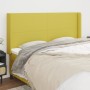 Headboard with green fabric ears 203x16x118/128 cm by vidaXL, Headboards and footboards - Ref: Foro24-3119329, Price: 112,09 ...