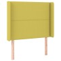 Headboard with green fabric ears 93x16x118/128 cm by vidaXL, Headboards and footboards - Ref: Foro24-3119429, Price: 67,99 €,...