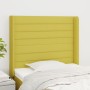 Headboard with green fabric ears 93x16x118/128 cm by vidaXL, Headboards and footboards - Ref: Foro24-3119709, Price: 72,99 €,...